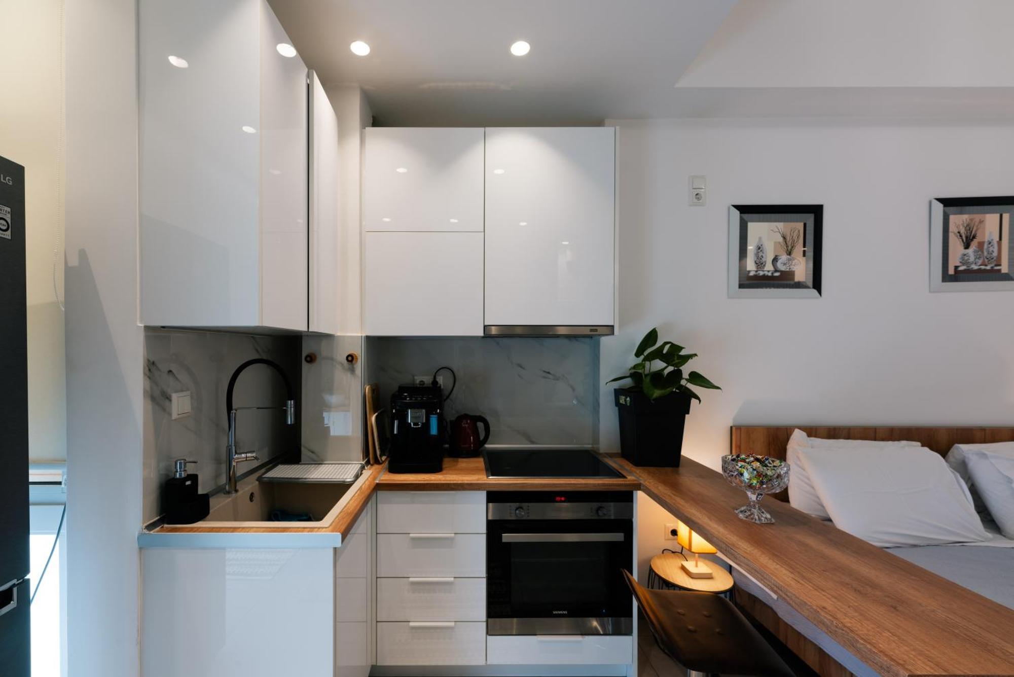 Modern Studio Apartment A Atenas Exterior foto